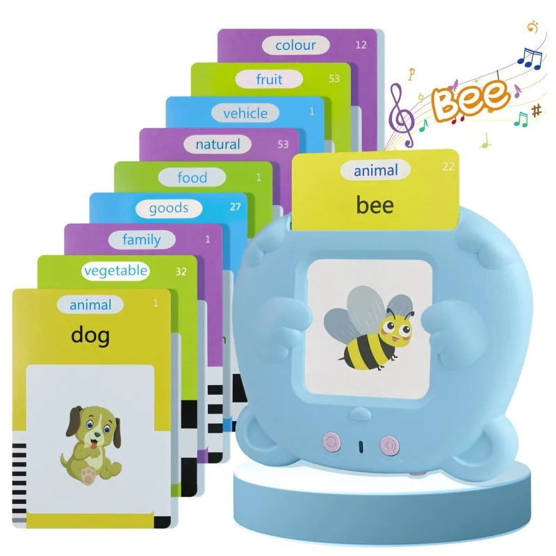 Kids Talking Audio Book Machine – 112 Language Learning Cards Educational Toy in Russian English Spanish French - Image 5