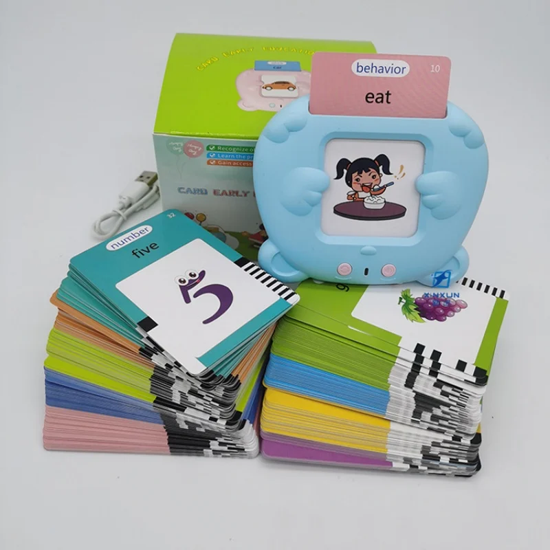 Kids Talking Audio Book Machine – 112 Language Learning Cards Educational Toy in Russian English Spanish French - Image 2